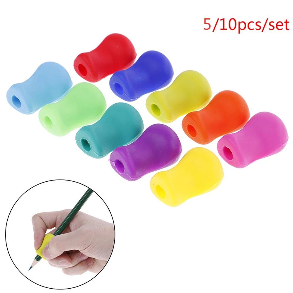 Nickolas1 Pencil Grip Ergonomis Postur Tulisan Siswa Silikon Anak Alat Bantu Menulis Koreksi Pen Holder