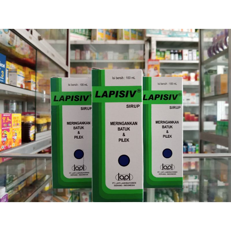 LAPISIV SIRUP 100 ml | Obat Batuk &amp; Pilek - ED 06/2025