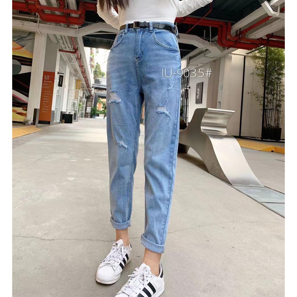 9035#jeans import terbaru, jeans wanita/ jeans robek