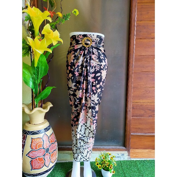 WM>ROK LILIT GESPER/ROK SERUT / ROK COUPLE /ROK KONDANGAN-Bogenvil hitam