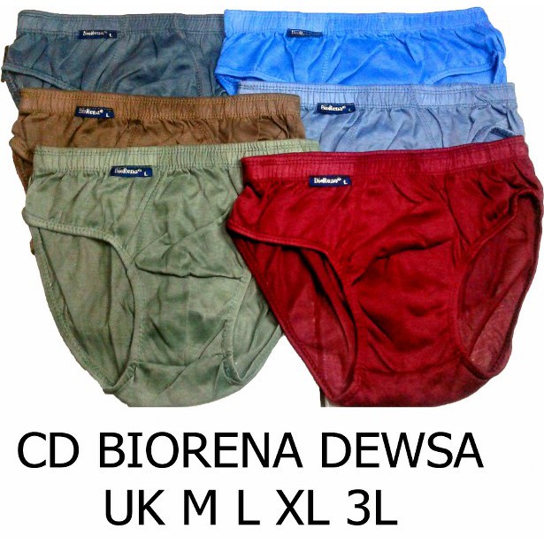 VS - CELANA DALAM PRIA LEMBARAN / CD LAKI LAKI COWOK BASIC POLOS GH / BIORENA