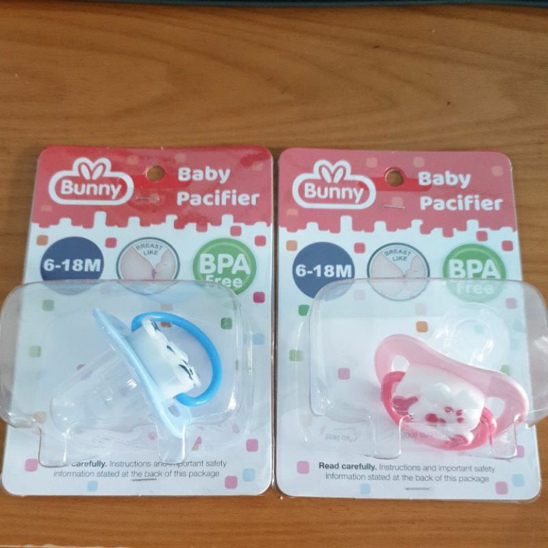 EMPENG BUNNY DAP 0003 BABY PACIFIER 6-18 BULAN BPA FREE