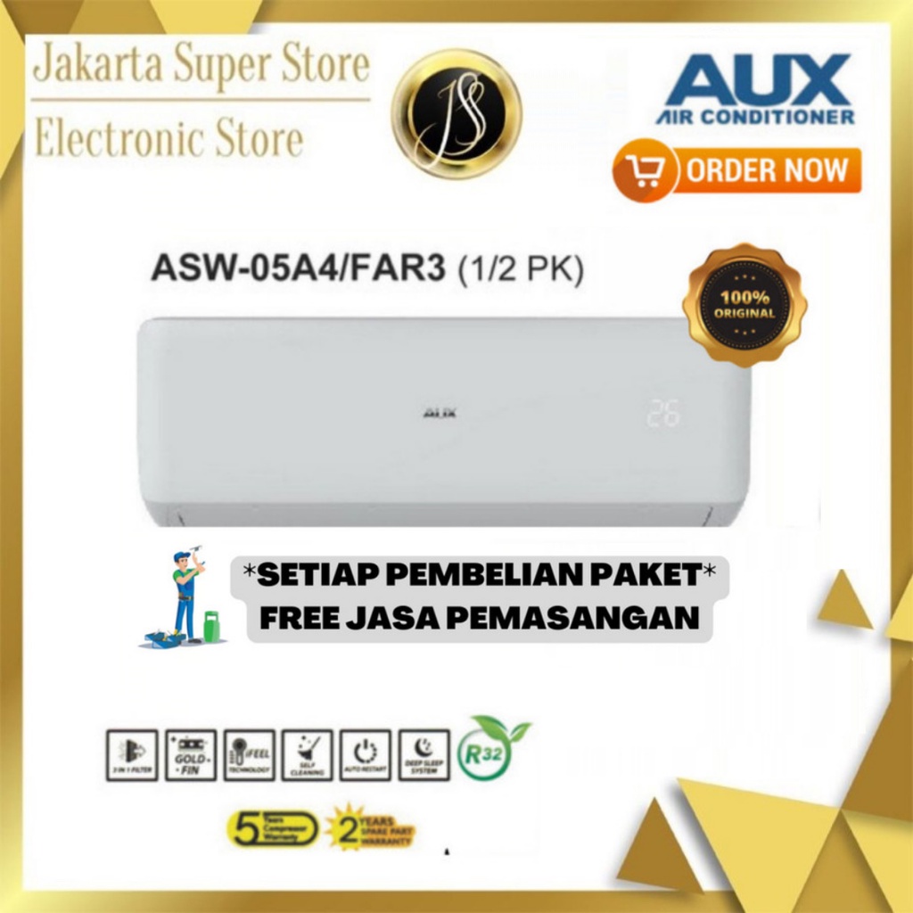 AC AUX STANDARD 1/2 PK ASW-05A4/FAR3 R32