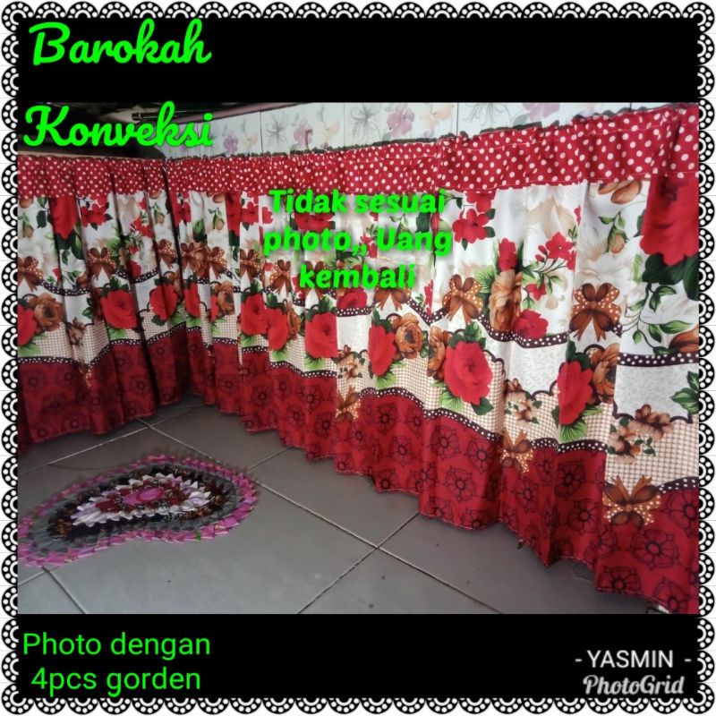 Gorden kolong dapur 70x100 bonus tali
