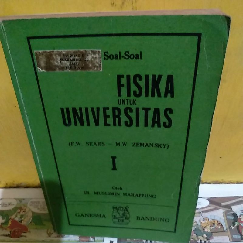 soal-soal Fisika untuk universitas buku bekas yang ori
