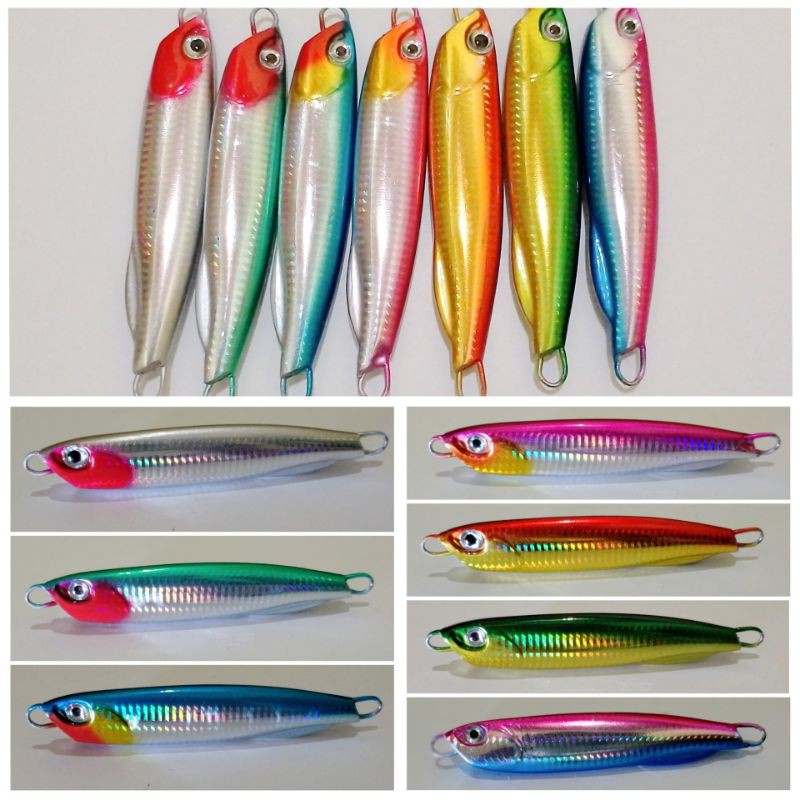 Agata Metal Jig 40 gram Duo Copy Umpan Jig Tenggiri Tengiri Speed Jigging