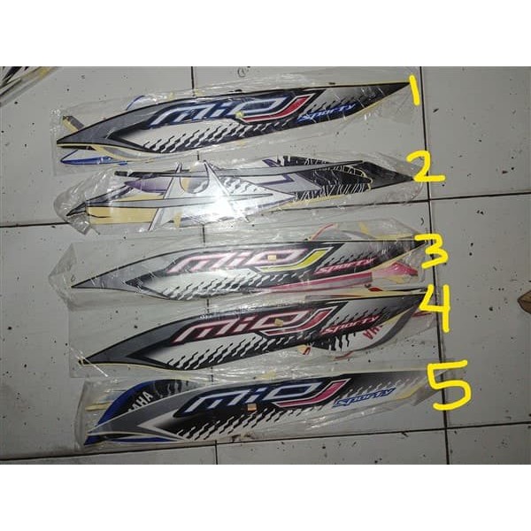 Striping lis&Stiker Body&Stiker Motor Mio J 2013 murah