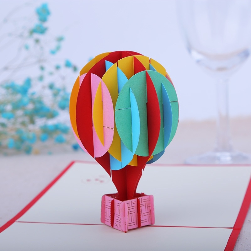 Kartu Ucapan 3d Bentuk Balon Udara 3d Untuk Ulang Tahun Kartu Ucapan 3d Bentuk Balon Udara 3d Untuk Ulang Tahun