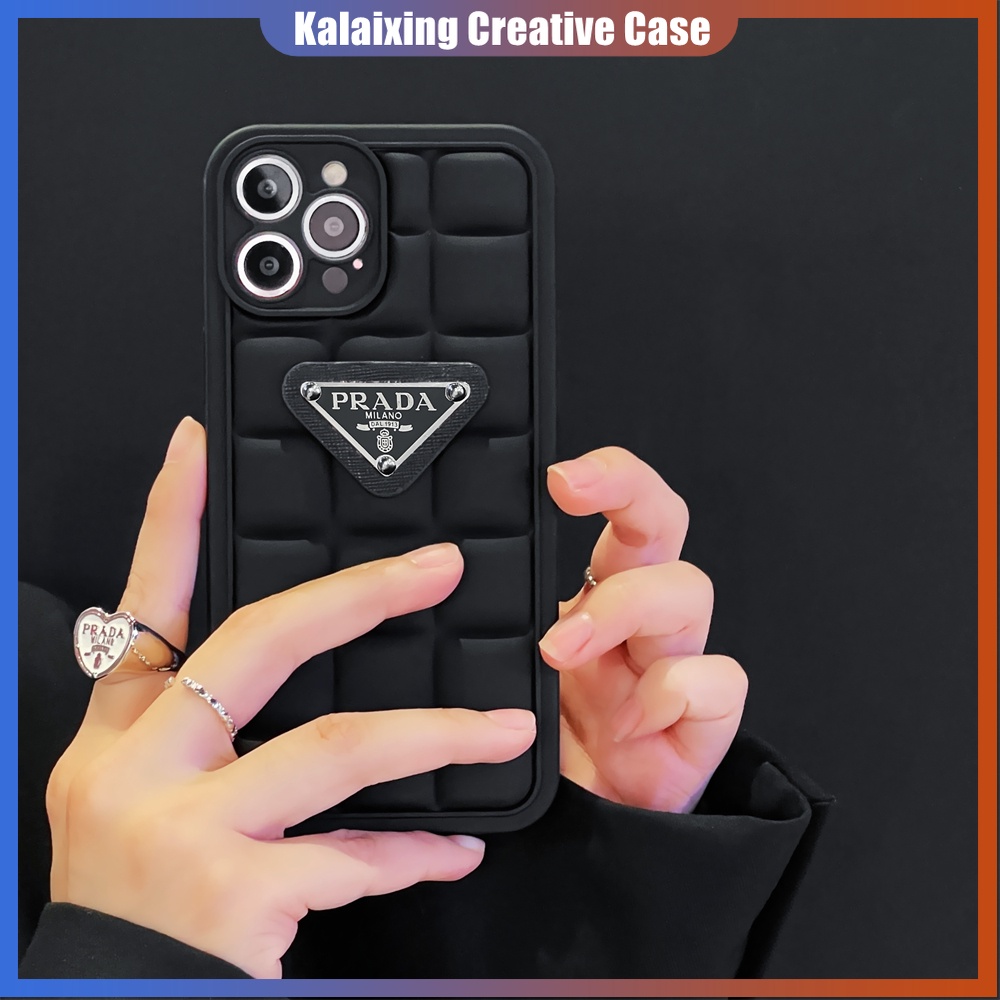 Casing Ponsel TPU Lembut Bentuk Prada 3D Untuk iPhone 14pro Max13 Pro Max12 Pro Max 11promax Xs Max Xr X Xs