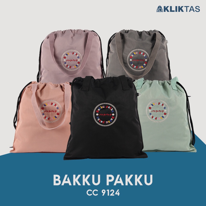 [KLIKTAS] Tas Totebag Perempuan Bakku Pakku CC 9124 -Tas Bahu Korea Anak Modis Fashion Import