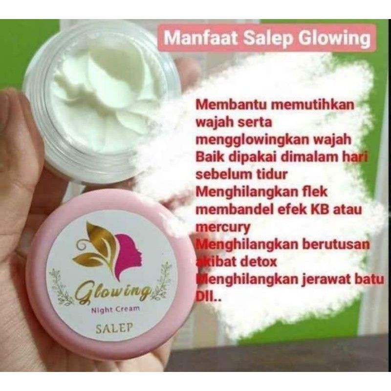 Salep Glowing Night Cream Segel (Original)