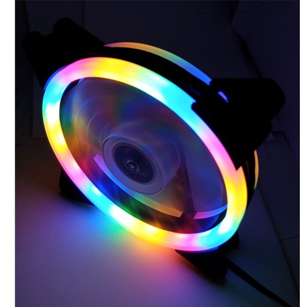 KING COOLER FAN CASING RAINBOW RGB