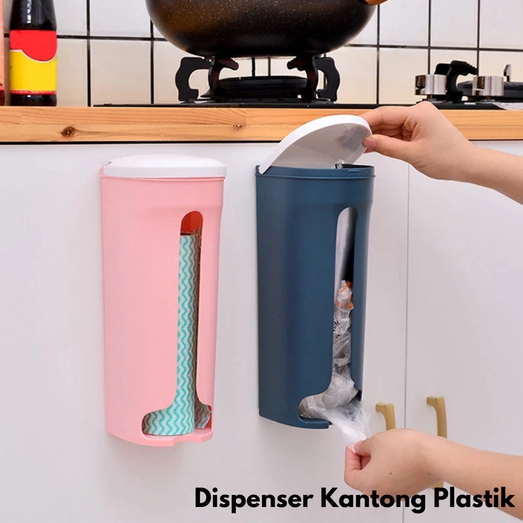 Tempat Penyimpanan Plastik Dapur / Dispenser Kantong Plastik