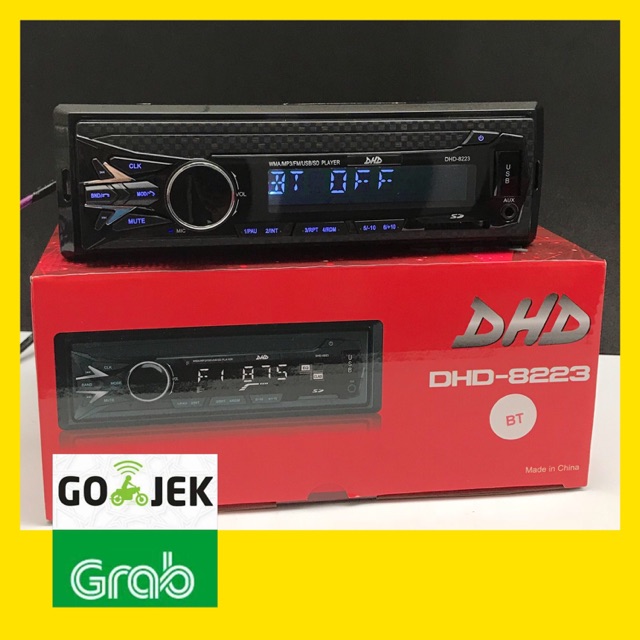 DHD HEAD UNIT TAPE MOBIL  SINGLE DIN 1 DIN BLUETOOTH MP3 