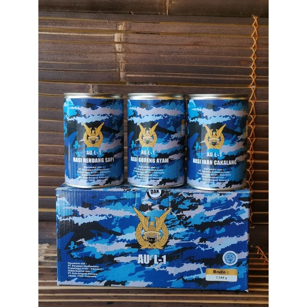 ransum kaleng au AL TNI camping UL ultralight siap saji praktis