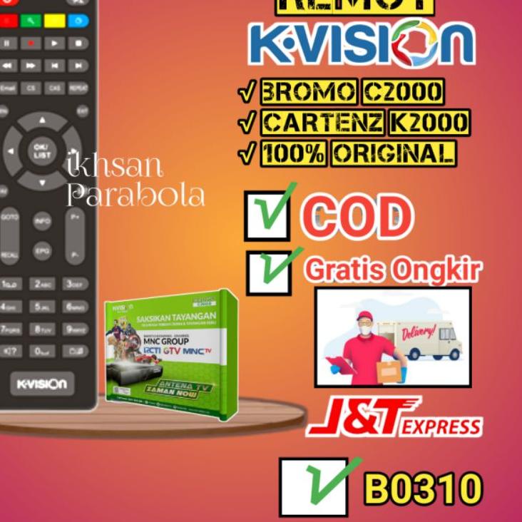 Safe Payment K vision Remote k vision Remot k vision bromo c2 Remot k vision cartenz k 2000 orinal