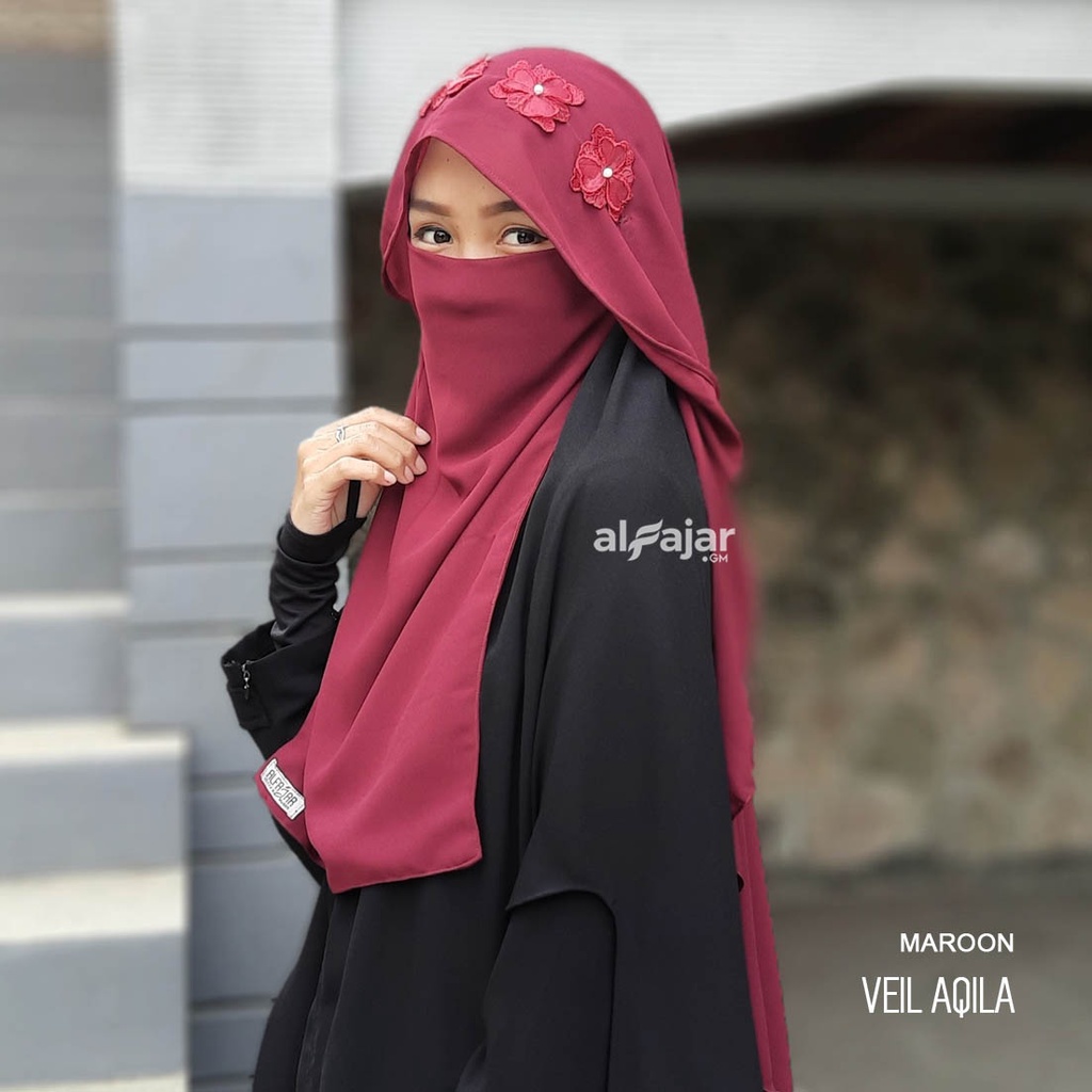 CADAR NIQOB BANDANA Veil Aqila Dua Layer by Alfajar