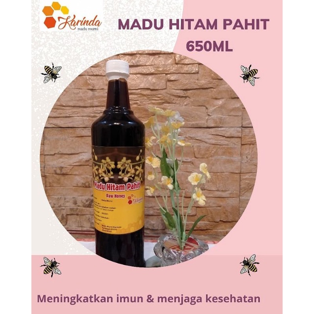 

Madu Murni KARINDA Raw Honey - Madu Hitam Pahit 650ml