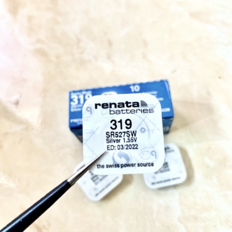 BATERAI RENATA 319 SR527SW ORIGINAL / BATRAI SR527 / BATRE SR 527 SW / SR527W