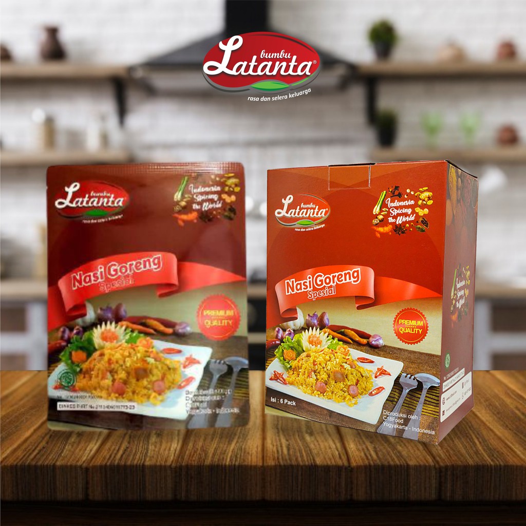 

Bumbu Nasi Goreng Spesial 1 BOX isi 6 Pack (NON MSG)