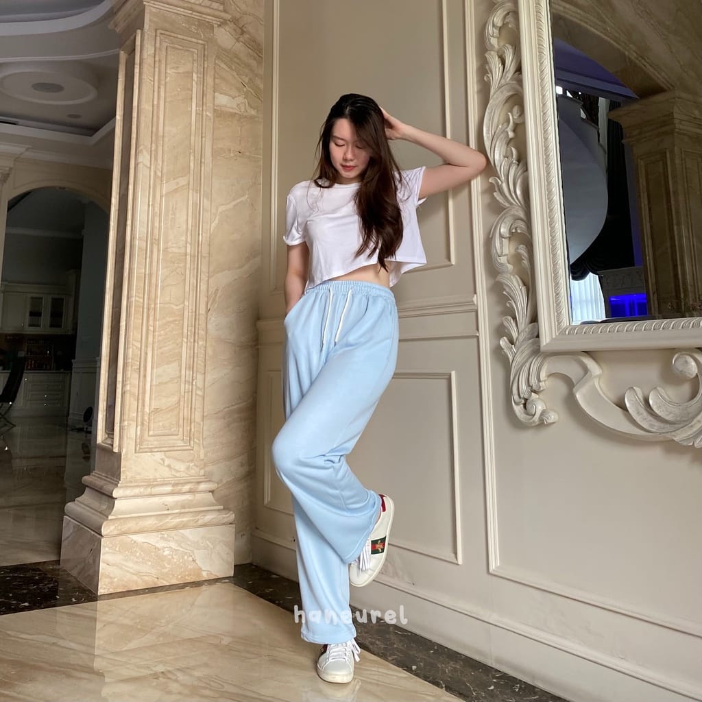 BEFAST - ZEC OOTD Celana Jogger SHEYA / Kai Sweatpant / Celana Jogger Terbaru 2022 / Celana Training Kekinian Remaja Wanita / Celana Olahraga Polos / Termurah / Fashion Wanita Casual / Terlaris / Celana Panjang Bahan Adem