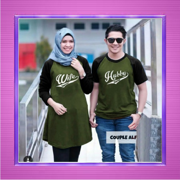 Baju Kaos Couple Kopel Kapel Capel Copel Lengan Panjang BWRT Baju Kaos Couple Kopel Kapel Capel Cope