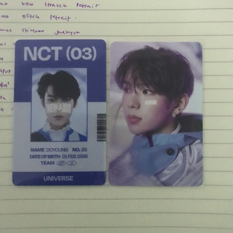 [ ready ] id card universe doyoung pc konsep shotaro photocard