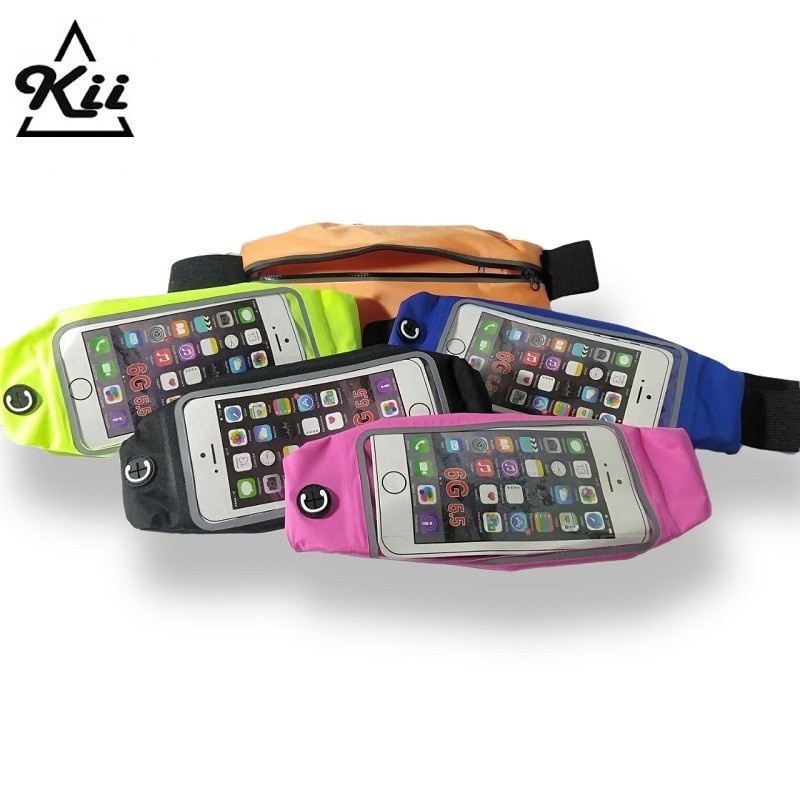 Tas Pinggang Handphone Waterproof - Tas Jogging Handphone Touch Screen