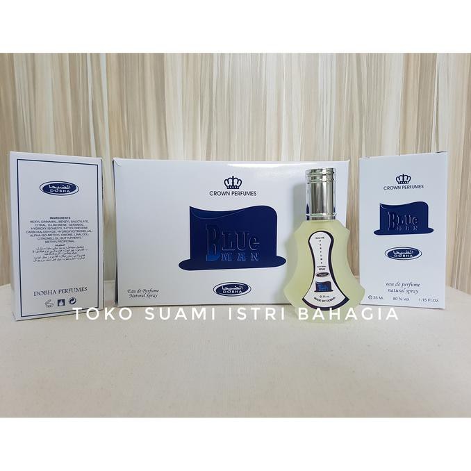 

Tsium098- Minyak Wangi Arab Blue Man Dobha Non Alkohol 35Ml Ori Oleh Oleh Haji 768A