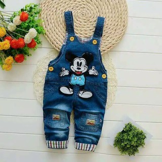 jumpsuit overal celana  jeans  anak  cewek cowok umur  2  6 