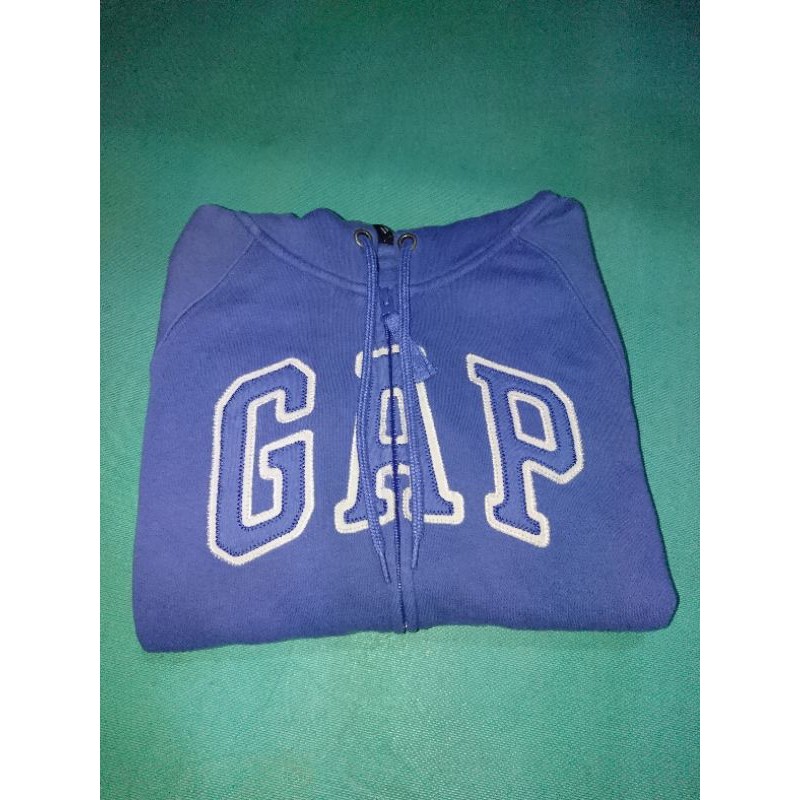 hoodie gap second original biru laut