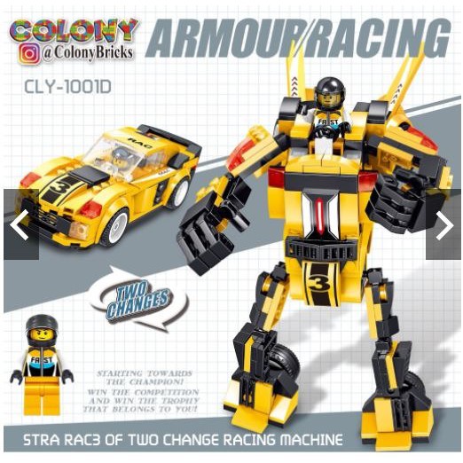 Mainan Mobil Robot Transformer