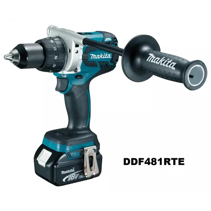Mesin Bor Drill Driver Kit 18V LXT 1/2" Makita DDF481RTE