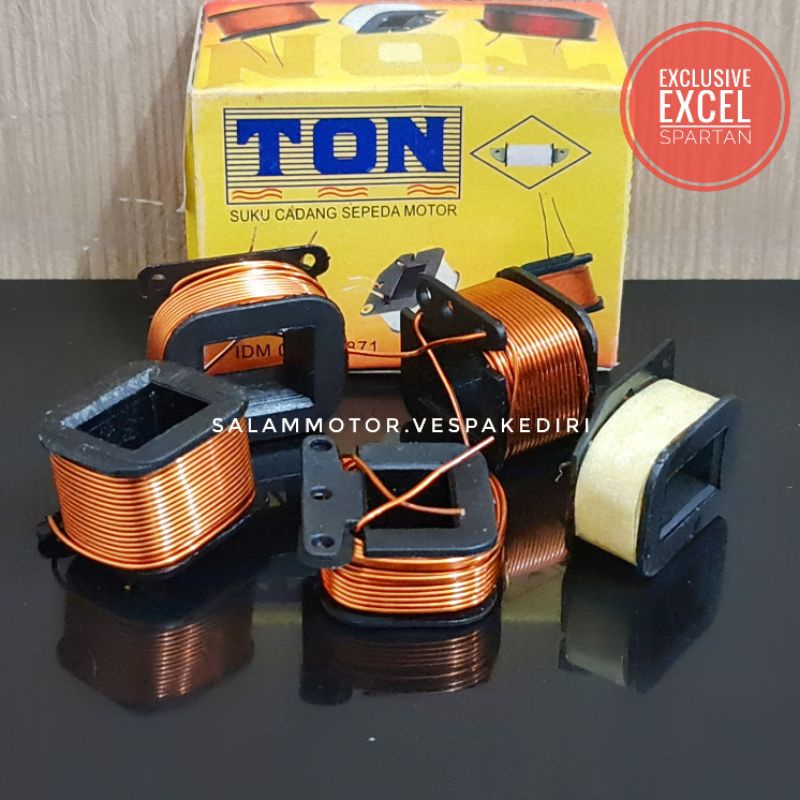 Spul lampu spul cdi full set vespa excel exclusive CDI TON