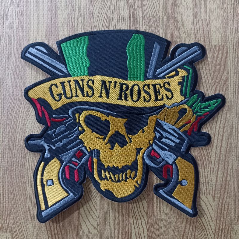 Backpatch bordir besar Guns N Roses Best Quality