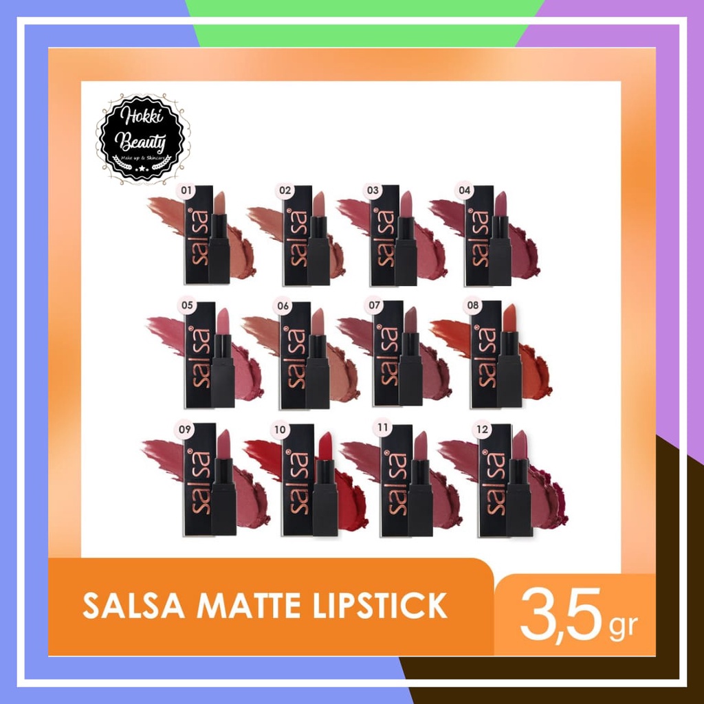 Salsa Matte Lipstick | Lipstik mate