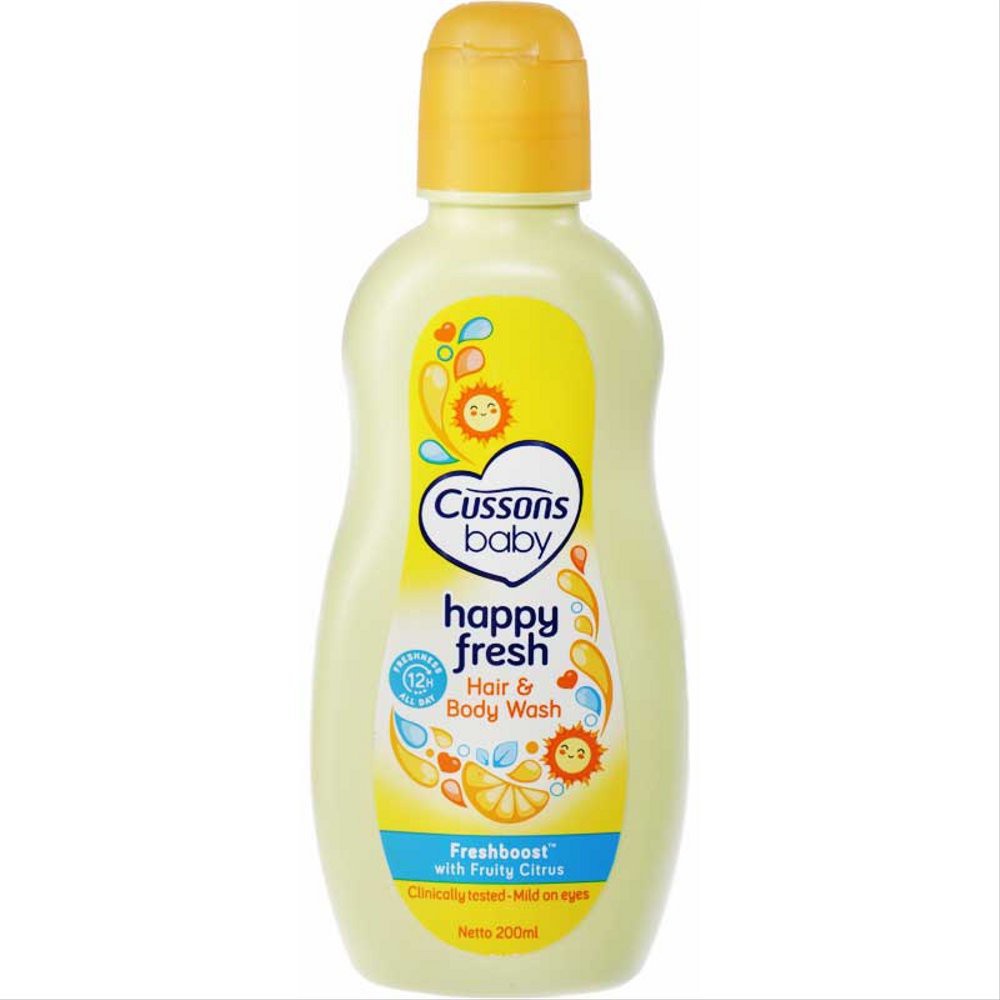 Cussons Happy Fresh Hair &amp; Body Wash 200ml