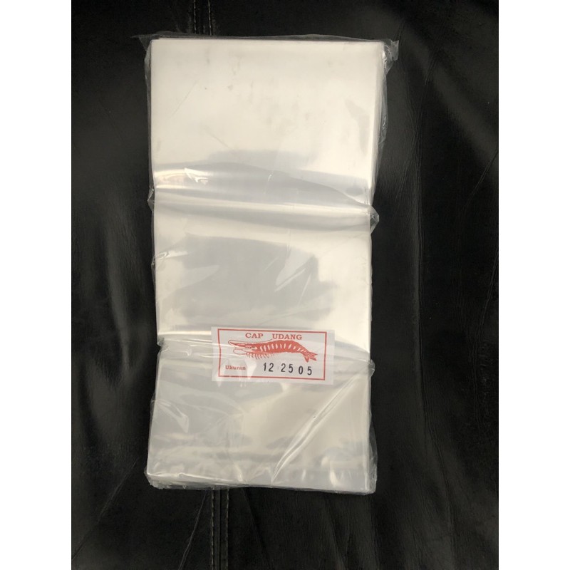 kantong plastik pp bening 12x25 05 isi 500 gram