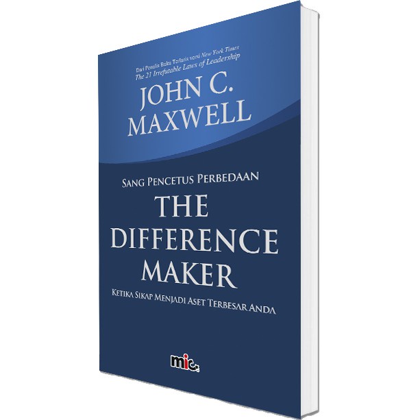 Buku Self Improvement - The Difference Maker - John C. Maxwell (Bahasa Indonesia)