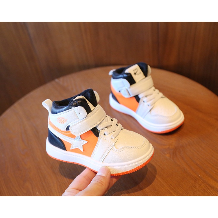 SEPATU IMPORT ANAK SNEAKERS IMPORT STAR ORANGE