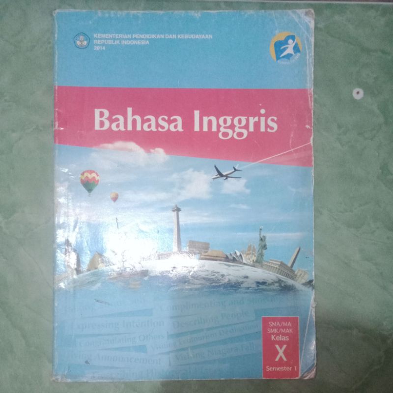 

Buku Bahasa Inggris kelas X smstr 1 ( Bekas )