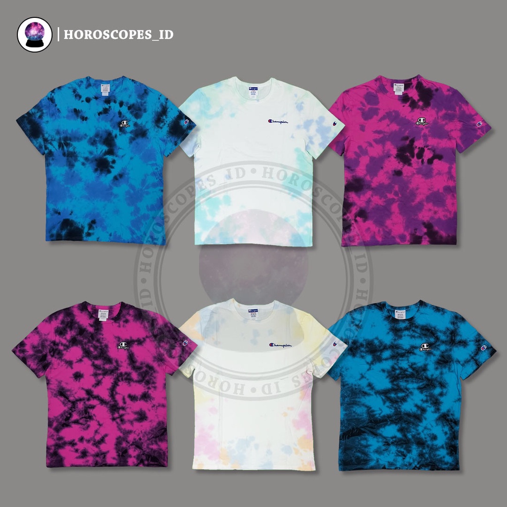 Kaos Champion Tie Dye Original Europe Market
