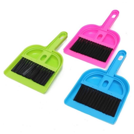 SAPU MINI PLUS SEROKAN SET DUSTPAN WARNA WARNI [SWEETSPACE]