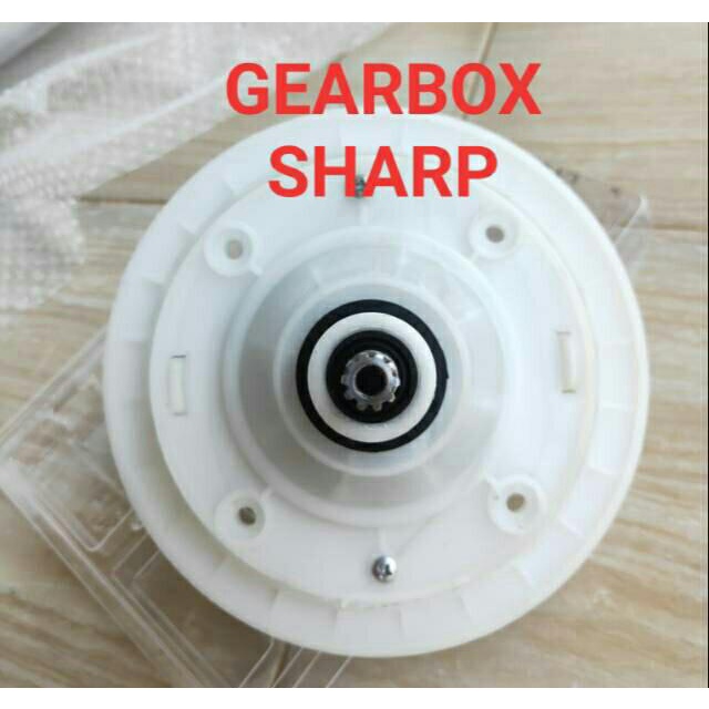 GEARBOX SHARP/ GIRBOK MESIN CUCI SHARP 6KG-10KG COD / GEAR BOX MESIN CUCI SHARP GERIGI 10