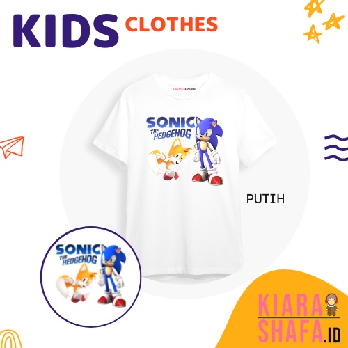 Kiarashafa - Baju Anak / Kaos Anak Sonic