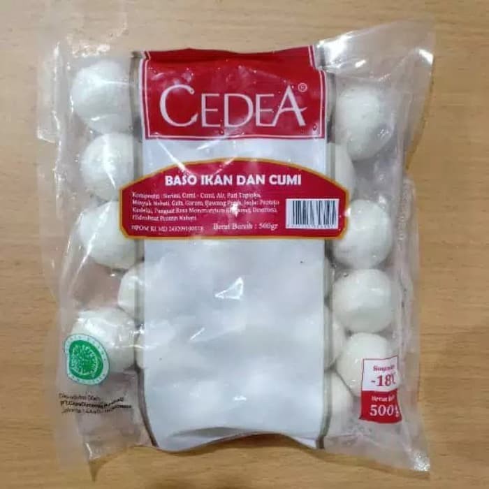 Cedea Bakso Ikan Dan Cumi 500 Gram Cedea