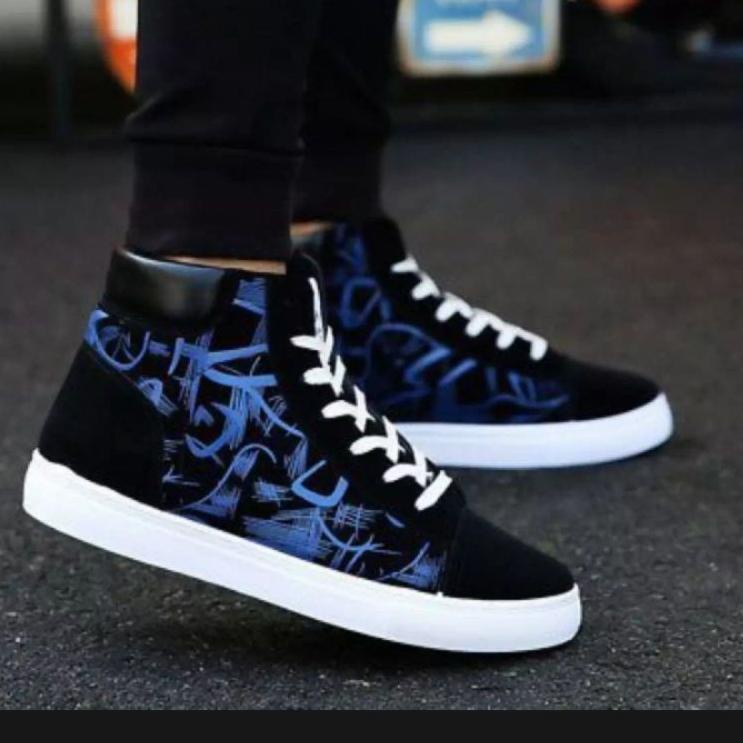 WLF.5087– sepatu sneakers boot motif batik trendy dewasa size 41/42