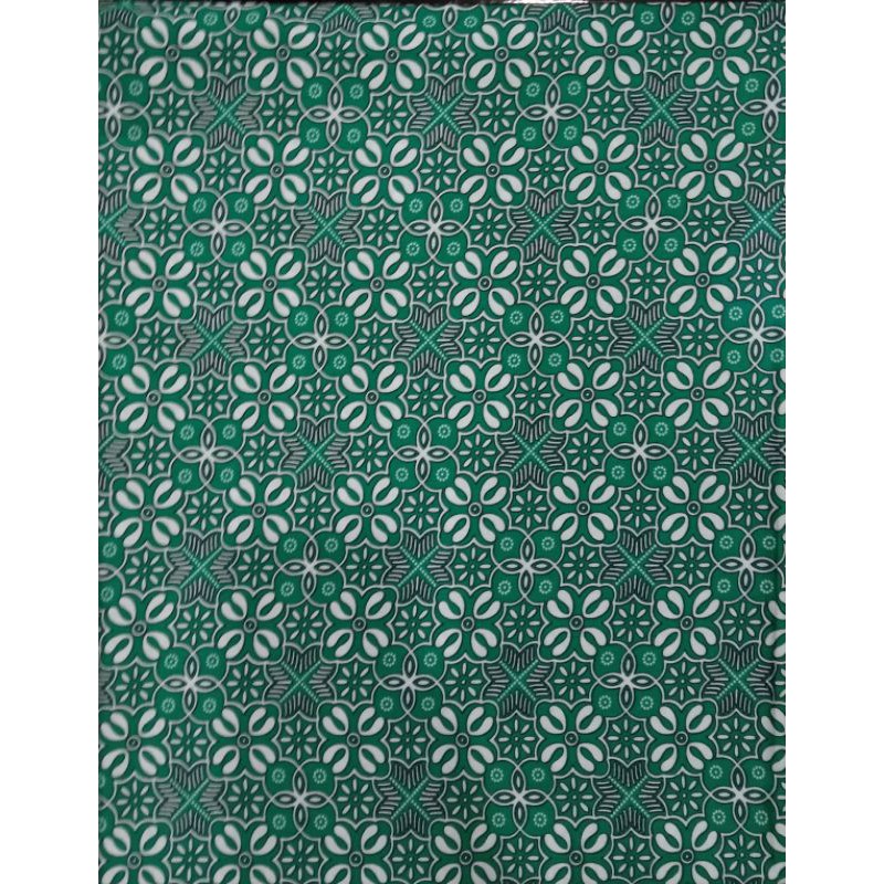 Kain  Fashion Batik Seragam Meteran Bahan Katun Motif Motiv Kawung