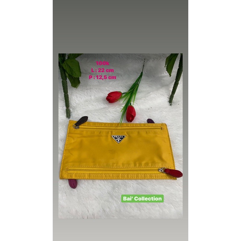 Dompet Prada Milano Made in Itali Second