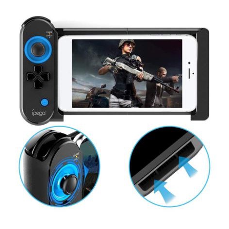 Gamepad ipega wireless bluetooth single side retractable for android ios tab ipad unicorn II pg-9120